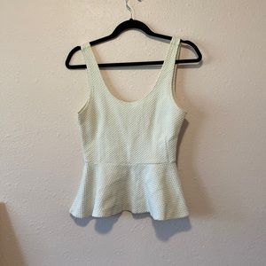 Anthropologie Peplum Tank Top
